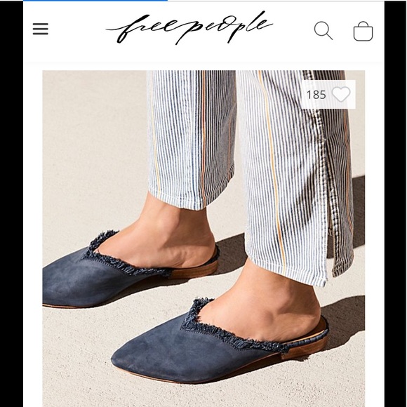 free people leather newport flat